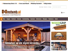 Tablet Screenshot of houtweb.nl